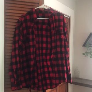 Flannel button down